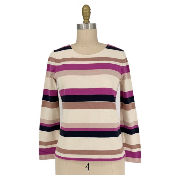 J.Crew Colorblock Top in Neutral Stripe size XS - Picture 4 of 12